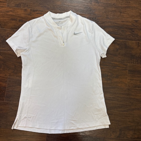 Nike Golf Collarless Polo - Picture 1 of 1